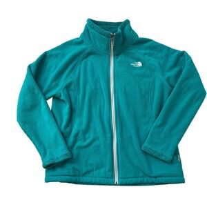 The North Face Morninglory 2 Fleece Zip Up Jacket Teal Women's Size Large